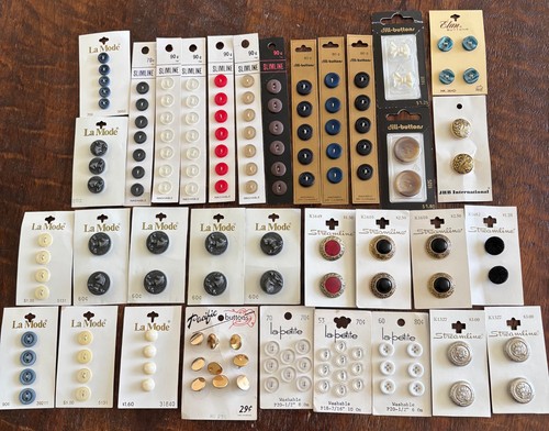 Vintage new buttons - , lot