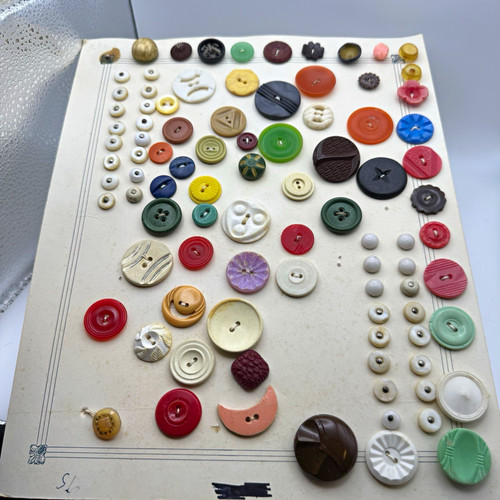 Vintage original round - original, sewing