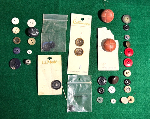 Sewing button lot vintage - sewing, lot: