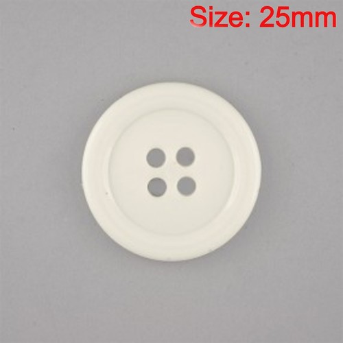 25mm hole flat - 4-hole, back