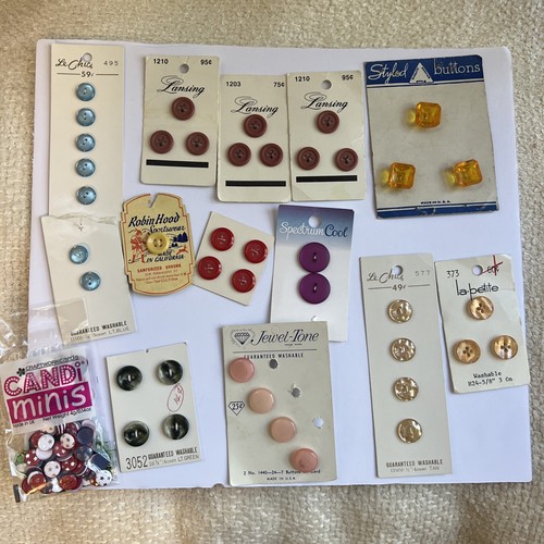 Vintage sewing buttons - sewing, 40