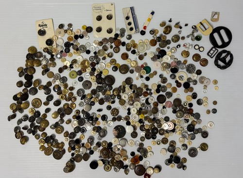 Vintage buttons mixed - mixed, lot