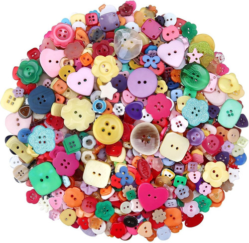 1200pcs assorted resin - 1200pcs,