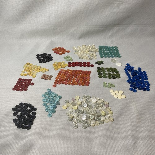 Vintage mixed color buttons - vintage,