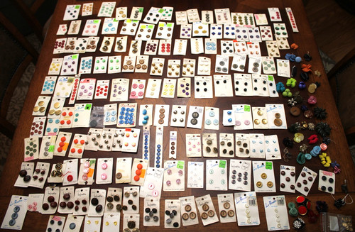 Vintage huge lot buttons - lot, of