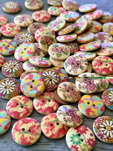 Vintage floral wooden and - floral,