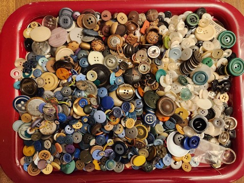 Vintage button lot - of, 100