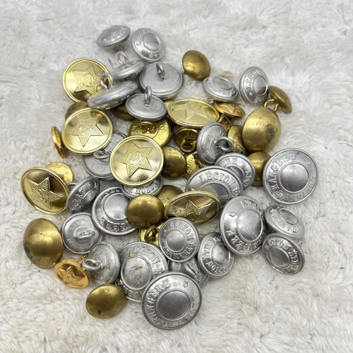 Vintage military button - military,
