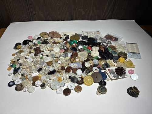 Lot vintage button lbs - vintage,