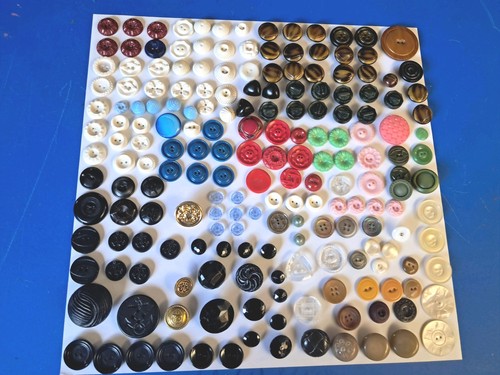 Vintage button lot mixed - button,