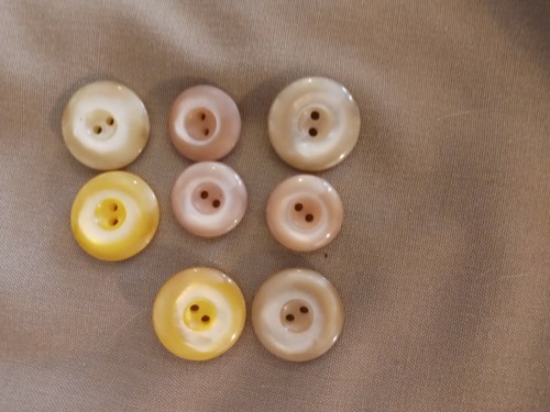 Vintage and antique button lot - and,
