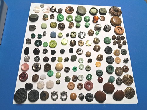 Vintage button lot plastic - vintage,