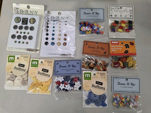 Lot craft button - of, packs