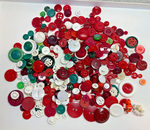 Lot red white green - 12,