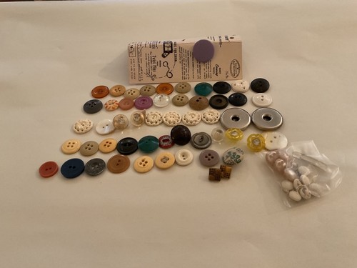 Vintage buttons lot - vintage, of