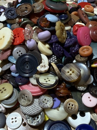 Huge vintage modern button - huge,