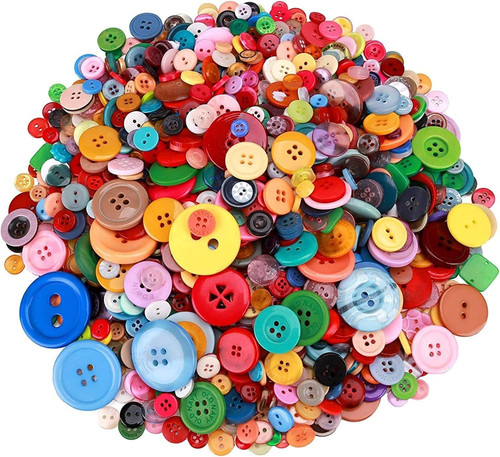 2500pcs assorted buttons for - 2500pcs,
