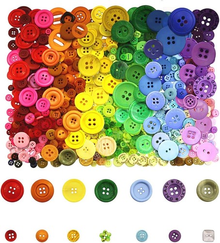 800 pcs resin buttons - 800,