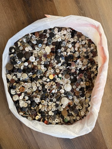 Lot vintage buttons 3lbs - lot, of