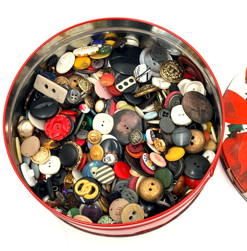 Vintage buttons mixed lot - vintage,